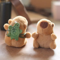 Cute Capybara Plush Keychain
