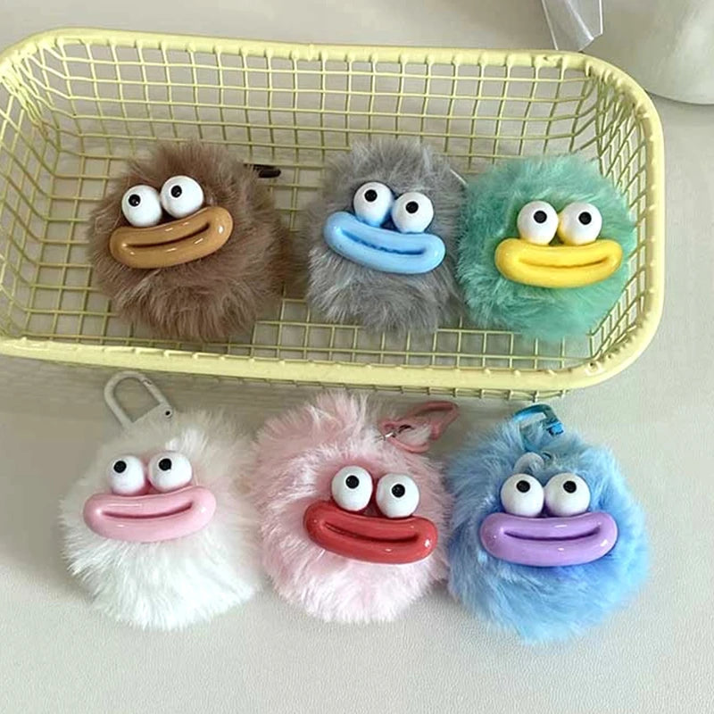 Sausage Mouth Plush Keychain